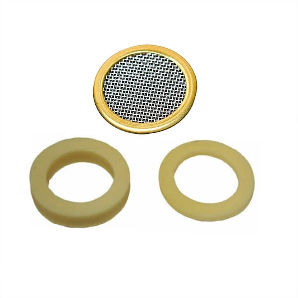 Thrifco Plumbing Aerator Washer Kit NSF Standard Black Rubber Washer, 2mm & 4mm 4400257 - main